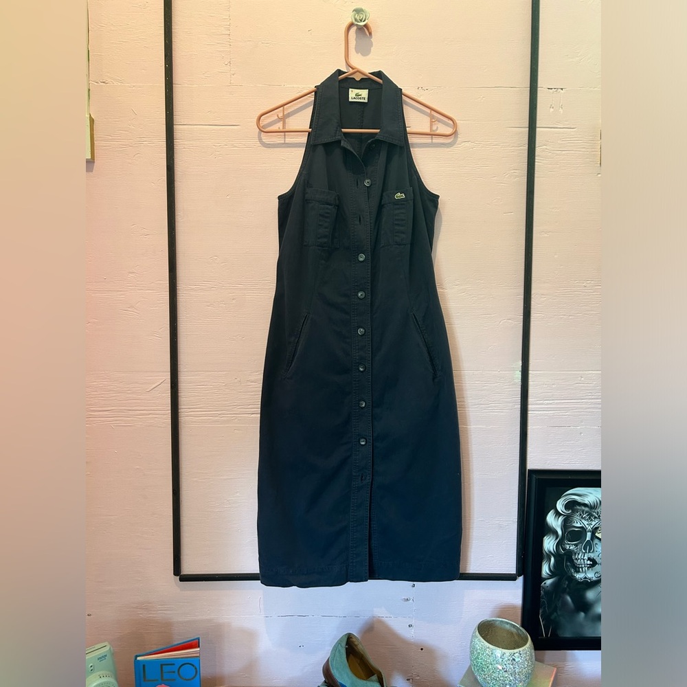 🌙 VINTAGE | Lacoste | Button Up Collared Dress